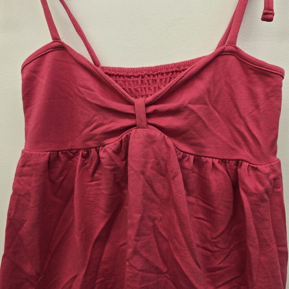 No Boundaries Women's Dress With Tieing Straps Size M 7-9 Jrs. Pink Punch (A3) - Picture 2 of 8